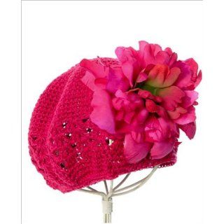~ Jamie Rae Crochet Raspberry Peony Hat *Many Peony Colors* Baby (0m/18m) Pink Clothing