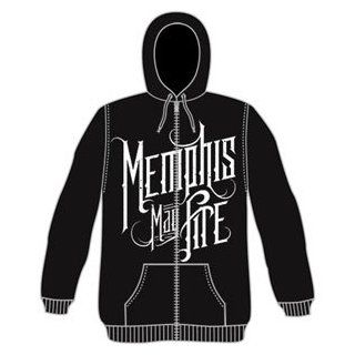 Memphis May Fire Hollow Zippered Hooded Sweatshirt Clothing