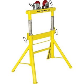 Sumner Pro Roll™ Adjustable Height Roller Stand, 29 43 in (H), 1/2 36 in Pipe Diameter, 2000 lbs.  Make More Happen at