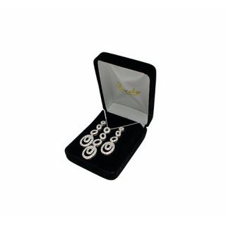 Swesky Ladies sterling silver and cubic zirconia giftset