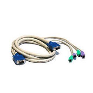 6ft 3 in 1 VGA MF + PS/2 MM KVM Cable Computers & Accessories