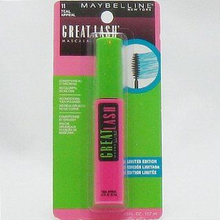Maybelline Great Lash Mascara #11 Teal Appeal [Misc.]  Turquoise Mascara  Beauty