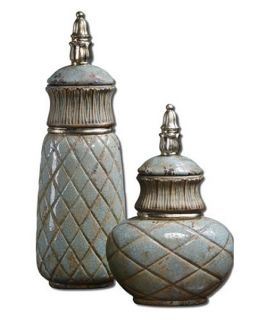 Uttermost Deniz Containers   Set of 2   Canisters & Bottles