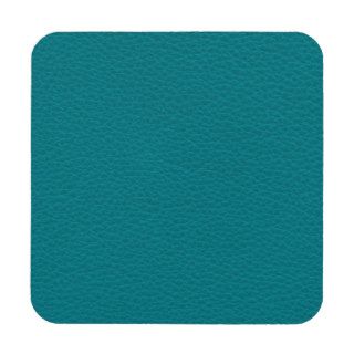 Picture of Teal Leather. Coasters