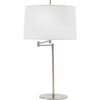 Fangio Incandescent/CFL Swing Arm Table Lamp, Brushed Steel  Make More Happen at