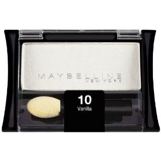 Maybelline New York Expert Wear Eyeshadow Singles, Vanilla 10S, 0.09 Ounce  Eye Shadows  Beauty