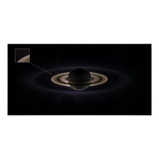 Pale Blue Dot, Saturn Poster