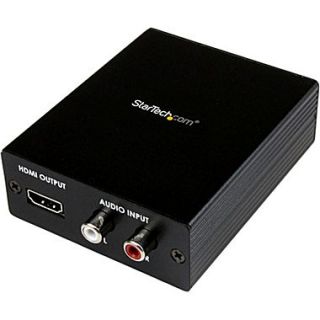 Startech 4.3 Component/VGA Video and Audio to HDMI By Signal Converter, Black  Make More Happen at