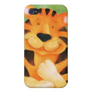 Kids tiger protection iphone case iPhone 4/4S cases