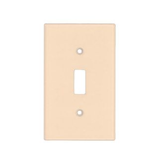 Bisque Beige Cream Solid Trend Color Background Light Switch Plate