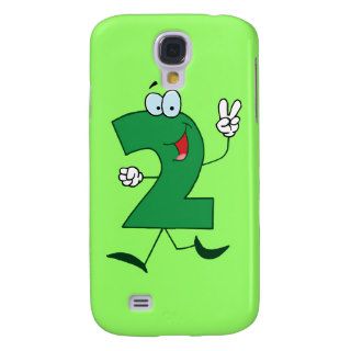 1237 Cartoon Character Happy Number TWO YEARS TWIN Galaxy S4 Covers