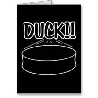 Duck Get Well Soon Hockey Card