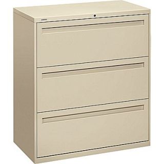 HON Brigade™ 700 Series Lateral File Cabinet, 36 Wide, 3 Drawer, Putty  Make More Happen at