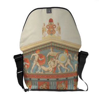 Facade of the Temple of Jupiter at Aegina (323 27 Messenger Bags