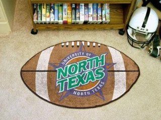 North Texas Mean Green 22"x35" Football Floor Mat (Rug)  Sports Fan Area Rugs  Sports & Outdoors