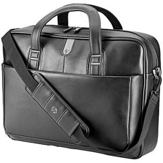 HP 17.3inch Leather Carrying Case For Notebook, Black  Make More Happen at