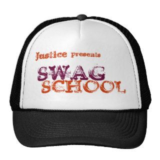 SWAG, SCHOOL, Justice, presents Mesh Hats