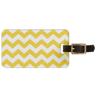 Modern Chevron Pattern with Address / Phone Number Tag For Bags