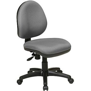 Office Star WorkSmart™ Polyester Contemporary Task Chair with Flex Back, Gray  Make More Happen at