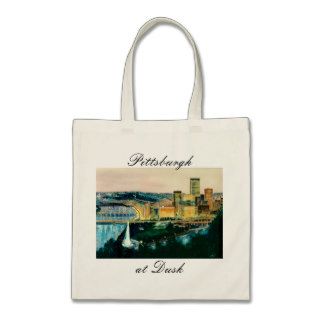 Pittsburgh at Dusk Tote Tote Bags