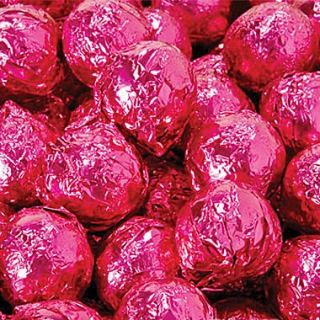 Birnn Dark Chocolate Raspberry Truffles, Fuchsia Foil, 1 lb. Bulk  Make More Happen at
