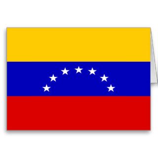 Venezuela Flag Card