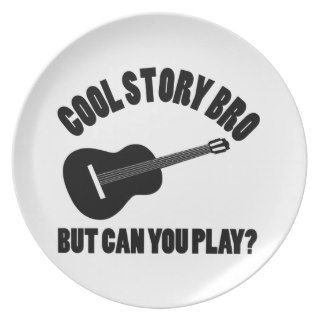 Cool Guitar Designs Party Plate