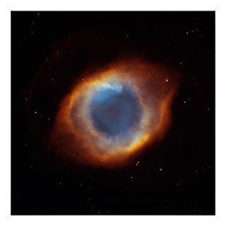 Helix Nebula "Eye of God" Hubble Telescope Print