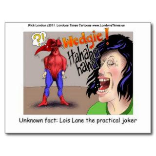 Even Superheroes Get Wedgies Funny Gifts Mugs Etc Postcards