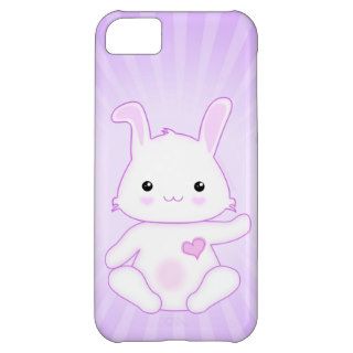 Cute Kawaii Bunny Rabbit in Purple and Lilac iPhone 5C Case