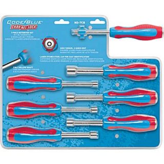Channellock Code Blue 7 Pieces Hex Tip Nut Driver Set, 11/32 7/16 inches, 7 1/2 in (L)  Make More Happen at