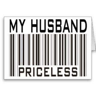 My Husband Priceless Cards