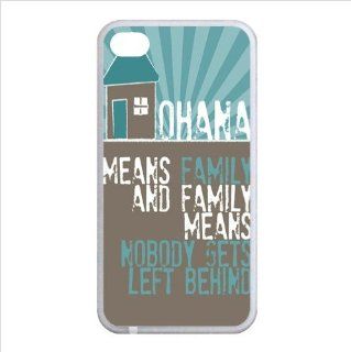 FashionCaseOutlet Ohana Means Family Lilo and Stitch Apple iphone 4/4s Waterproof TPU Back Cases Cell Phones & Accessories