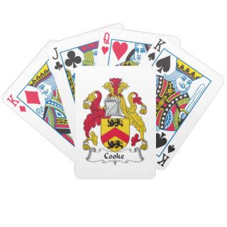 Cook Family Crest Card Deck