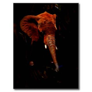 Elephant trunk post card