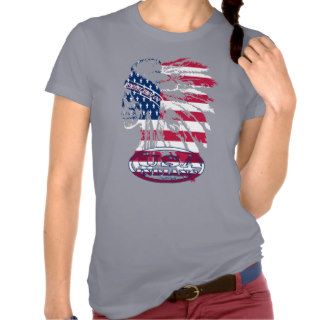 usa indian warrior by rogers bros t shirts