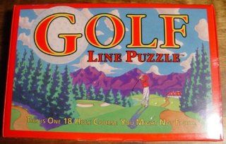 Golf Line Puzzle   This is One 18 Hole Course You Might Not Finish Toys & Games