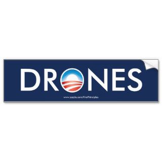 Obama Drones Bumper Sticker