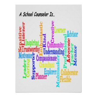 Defining a School Counselor 18.24 Poster