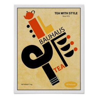 Bauhaus Tea Poster
