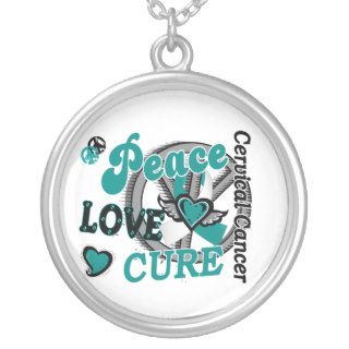 Peace Love Cure 2 Cervical Cancer Jewelry