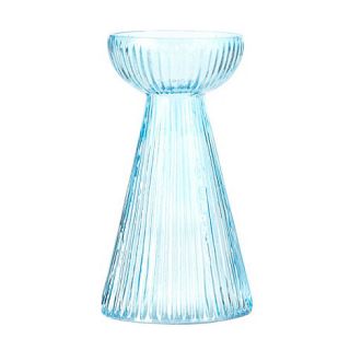 Nkuku Turquoise glass bulb vase