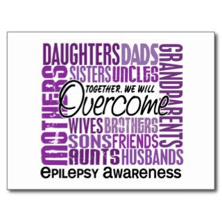 Family Square Epilepsy Postcards