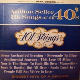Million Seller Hit Songs of the 40's Music