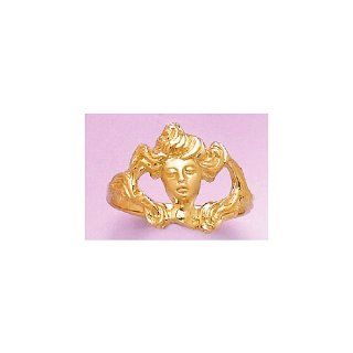 Gold Ring Women Front Portrait Cut out Sandhp Jewelry