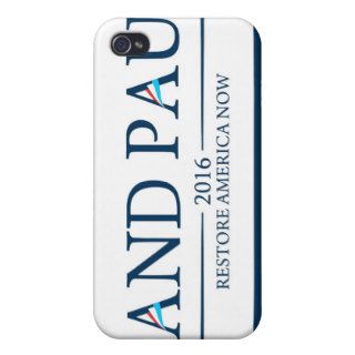 Rand Paul 2016 Restore America Now iPhone 4 Case