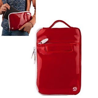 Vangoddy Select 7 inch Red Gloss Hydei MID Coby Clutch Bag for the kyros , 7012 , 7014 , 7016 , 7125 , 7127 , Android , telechips , google , 16 million colors , gorilla glass Model Cell Phones & Accessories
