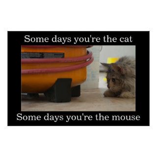 Cat and Mouse Demotivational Poster