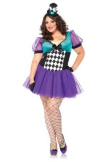 Miss Mad Hatter Plus Adult Costume Clothing