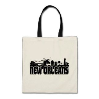 New Orleans Skyline Canvas Bag